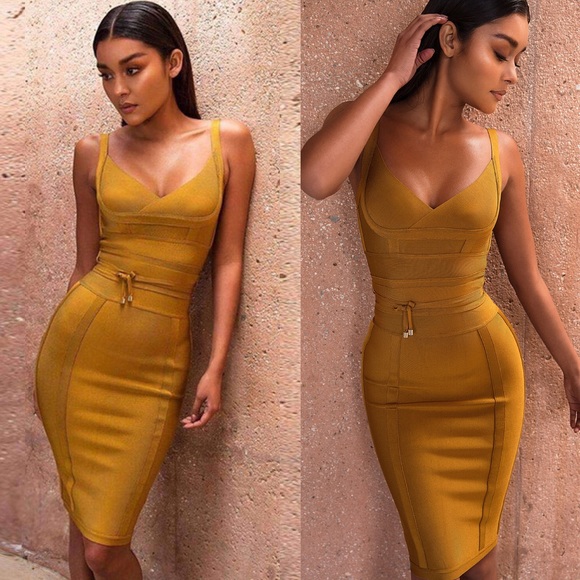 House Of Cb Belice Ginger Tie Waist 